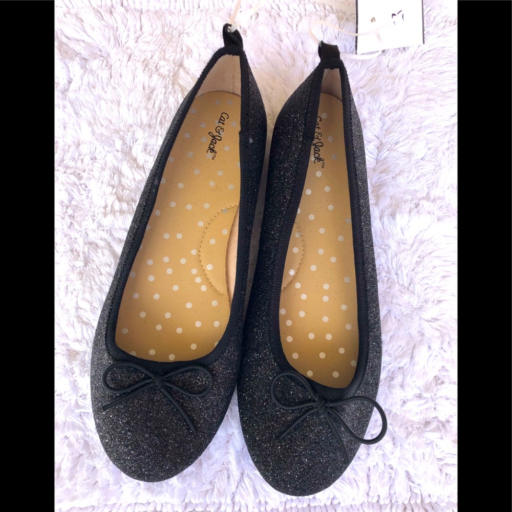 NWT CAT & JACK Girls Dress Ballet Flats